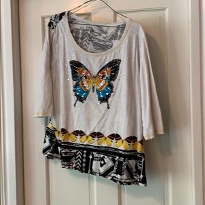 Bejeweled Butterfly 🦋 Blouse